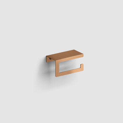 Clou Fold porte-rouleau de papier toilette sans abattant bronze brossé PVD