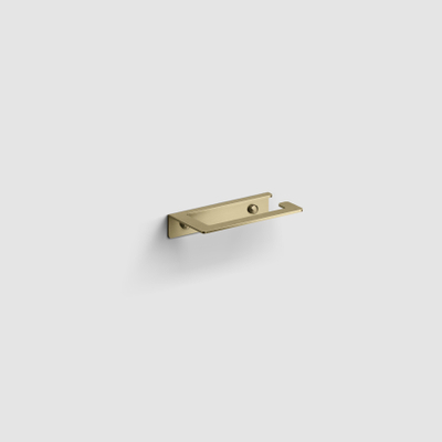 Clou Fold porte-rouleau de toilette sans couvercle or brossé PVD