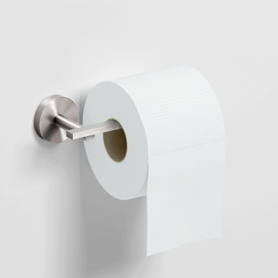 Clou flat porte-rouleau de papier toilette 16.5x4.8cm en forme de l sans abattant acier inoxydable brossé