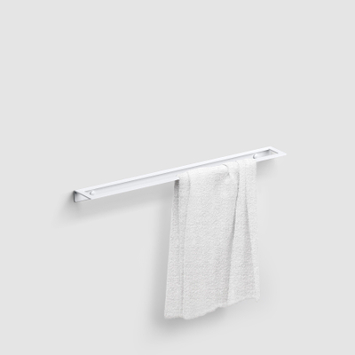 Clou Fold portant serviettes 60 cm - blanc mat revêtement poudré