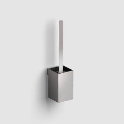 Clou Fold ensemble balai de WC - 35,5 cm de haut - modèle mural - acier inoxydable brossé