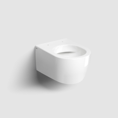 Clou New Hammock Wandtoilet - 49x36.5x33cm - spoelrandloos - zonder zitting - diepspoel - glans wit