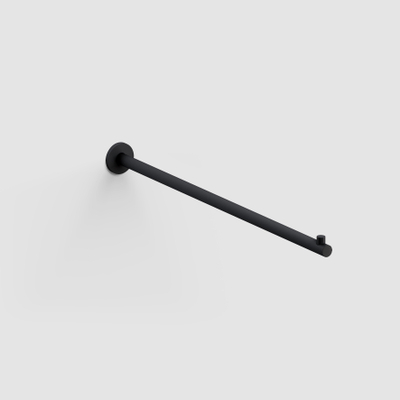 Clou Kaldur porte-serviettes droit noir mat