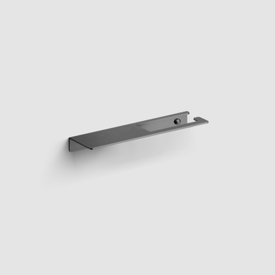 Clou Fold toiletrolhouder zonder klep gunmetal geb. PVD