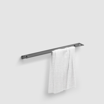 Clou Fold porte-serviettes 60 cm gunmetal brossé PVD