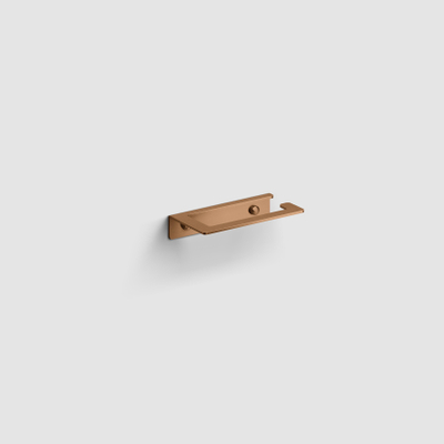 Clou Fold porte-rouleau de papier toilette sans couvercle bronze brossé PVD