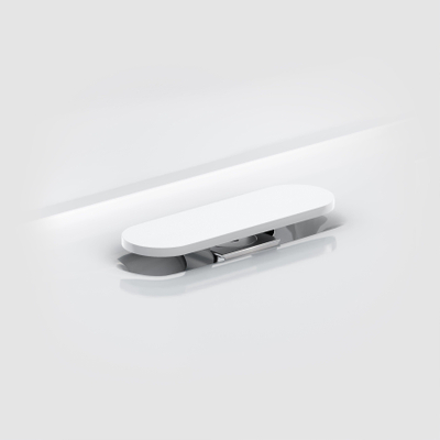 Clou Flush bouchon de vidage et raccord de siphon blanc mat