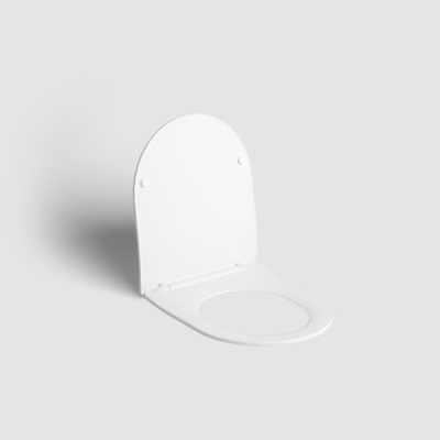 Clou InBe WC suspendu – compact – sans bride – 36,5 x 48 cm – avec abattant softclose – blanc mat