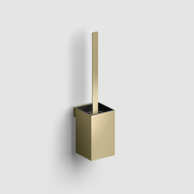 Clou Fold ensemble brosse de toilette - hauteur 35,5cm - modèle mural - PVD - or brossé
