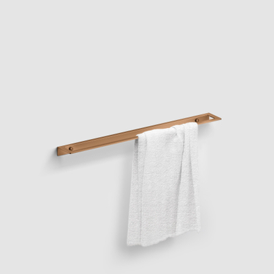 Clou Fold porte-serviettes 60 cm bronze brossé PVD