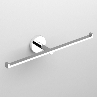 Clou Flat porte-rouleau de papier toilette 28,2x4,8cm double chrome
