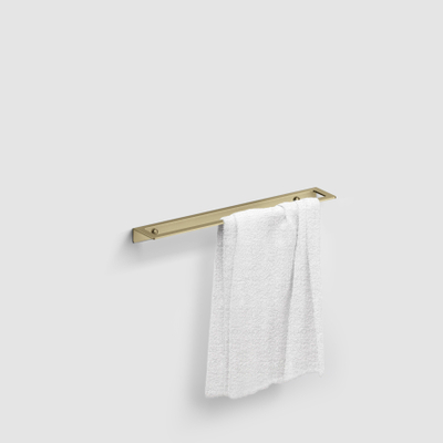 Clou Fold porte-serviettes 45 cm or brossé PVD