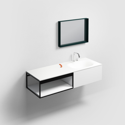 Clou Frame tablette 66,8x50,3cm insert Aluite blanc