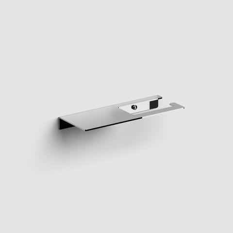 Clou Fold Porte-rouleau de papier toilette sans couvercle avec tablette chrome SW417077