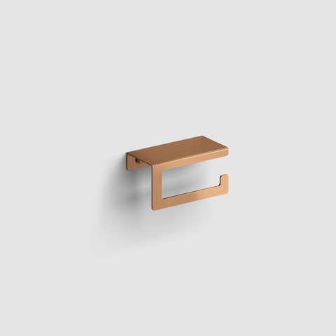Clou Fold porte-rouleau de papier toilette sans abattant bronze brossé PVD SW917274