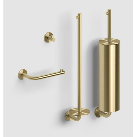 Clou Kaldur set d'accessoires WC or brossé PVD SW1242502
