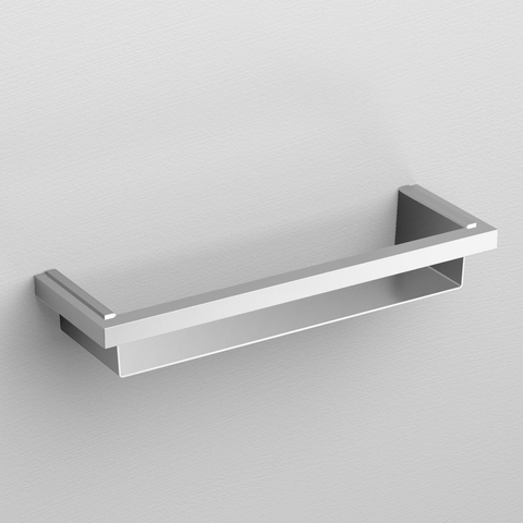 Clou Quadria tablette de bain/douche 30x9,5x4,6cm inox Chrome SW9784