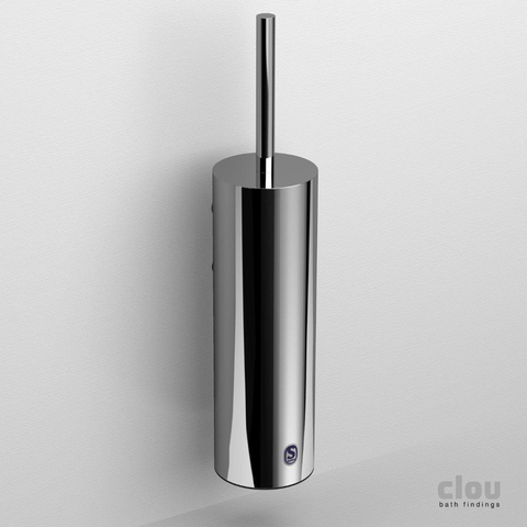 Clou Sjokker toiletborstelgarnituur 8x37.2cm wandmodel chroom SW9789