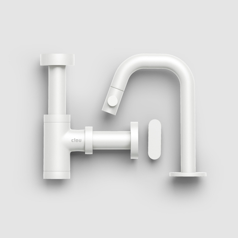 Clou First robinet de lavabo pour (new) flush/first blanc SW445739