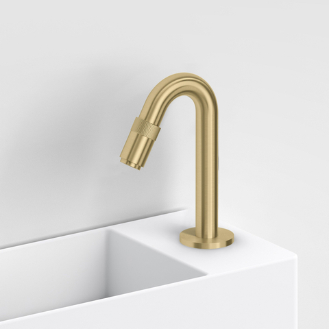 Clou Freddo 9 robinet de lave-mains or brossé PVD SW1108678