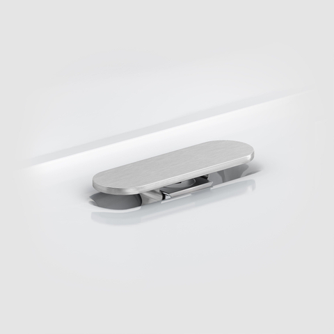Clou Flush cache pour bonde de vidage Flush/First inox brossé SW9811