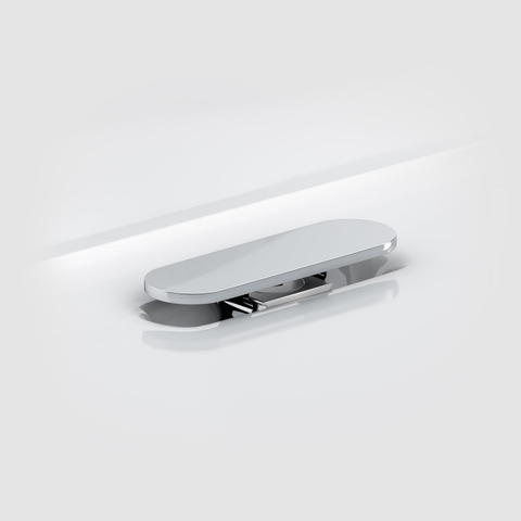 Clou Flush 1 lave-mains - 28x27x9cm - avec trou de robinet - avec bonde de vidage - céramique Blanc SW9324