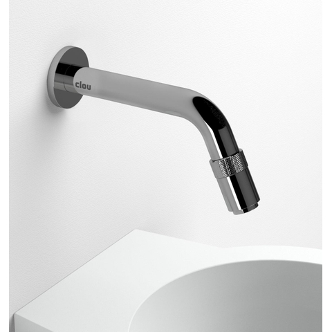 Clou Freddo 11 robinet lave-mains 15x6.8cm montage mural chrome SW9427