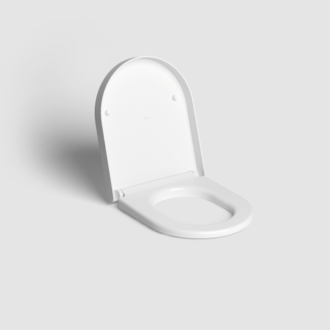 Clou New Hammock hangtoilet – compact – spoelrandloos – diepte 49 cm – met softclose zitting – mat wit SW1471432