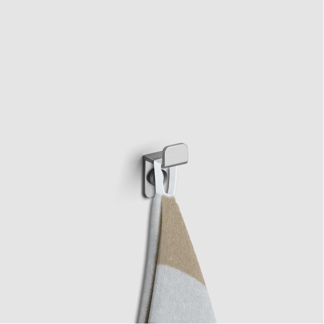 Clou Fold enkele haak rvs geborsteld CL/09.04063.41