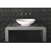 Crosstone Perre Lavabo à poser 61.5x36x17cm ovale Solid Surface blanc mat SW96946