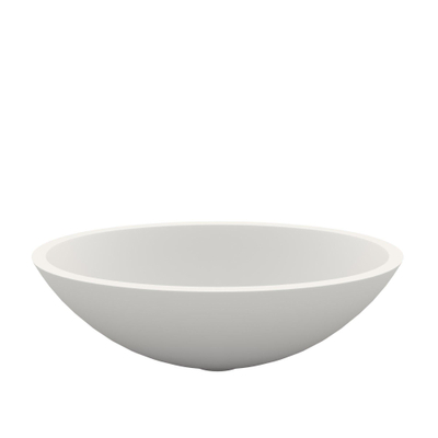 CrossTone Loeffi vasque à poser 36x50x15cm Solid Surface blanc mat