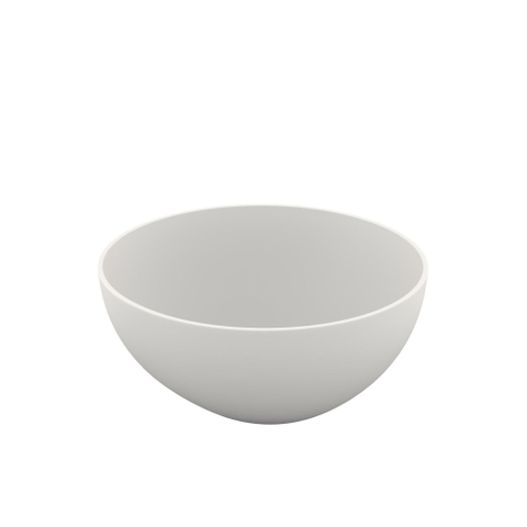 Crosstone by Arcqua Loeffi Vasque 38x38cm ronde Solid Surface Mat Blanc CTS2102