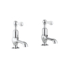 Robinetterie lavabo Crosswater Belgravia - froid/chaud - 2 trous - levier - chrome SW24299