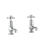 Crosswater Belgravia Wastafelkranen - medium koud/ warm - 2 gats - kruisgreep hoogglans - chroom SW24303