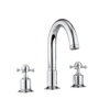 Crosswater Belgravia Mélangeur bain sur gorge 3 trous haut poignée croix chrome SW24315 Crosswater Belgravia Mélangeur bain sur gorge 3 trous haut poignée croix chrome SW24315