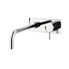 Crosswater Kai Lever mitigeur de lavabo encastré sur plaque avec corps encastré chrome SW84110