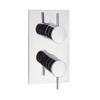 Crosswater Kai inbouwdouchekraan thermostatisch 2 weg staand chroom SW640064