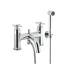 Crosswater Totti Robinets de bain sur gorge 2 trous avec set douche à main chrome SW24707 Crosswater Totti Robinets de bain sur gorge 2 trous avec set douche à main chrome SW24707