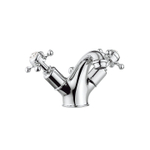 Crosswater Belgravia Mitigeur poignée croix - avec tirette - chrome SW24288