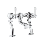 Crosswater Belgravia Badkraan - staand - 2 gats - hendel - hoogglans chroom SW24314