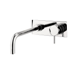 Crosswater Kai Lever - inbouw wastafelkraan op plaat - 2 gats - met inbouwdeel - hoogglans chroom SW84110