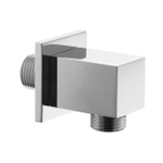 Crosswater Square Coude mural - chrome SW24727