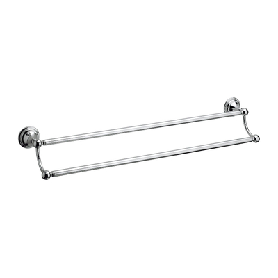 Crosswater Belgravia Handdoekhouder - dubbel - 60cm - hoogglans chroom