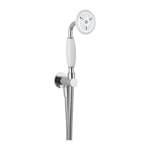Crosswater Belgravia Handdoucheset - handdouche - wandbeugel - slang - G1/2 - hoogglans chroom SW24325