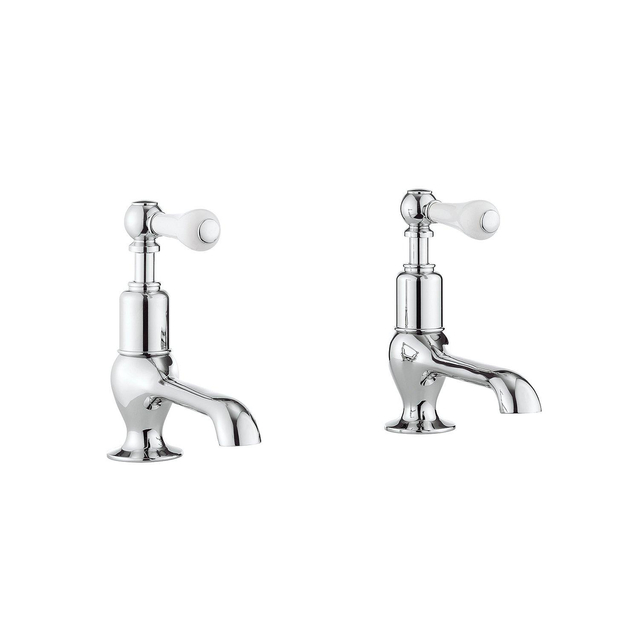 Crosswater Belgravia Wastafelkranen - koud /warm - 2 gats - hendel - chroom BL140DNC LV