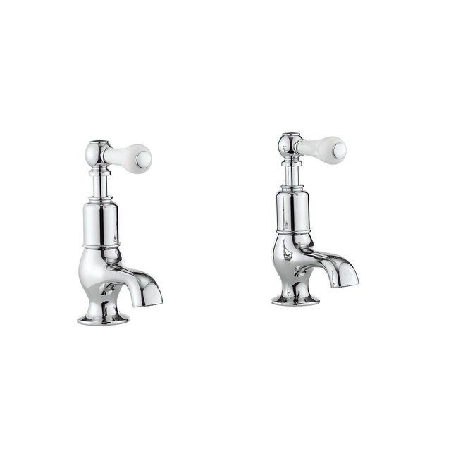 Crosswater Belgravia Wastafelkranen - medium koud/ warm - 2 gats - hendel - chroom BL150DNC LV