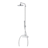 Qisani Flow regendoucheset met thermostaatkraan inclusief handdouche en hoofddouche opbouw chroom SW108356 Qisani Flow regendoucheset met thermostaatkraan inclusief handdouche en hoofddouche opbouw chroom SW108356