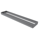 Haceka Aline Porte-serviettes double 60cm aluminium Gris brossé SW213395