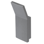 Haceka Aline Patère aluminium Gris mat SW213387