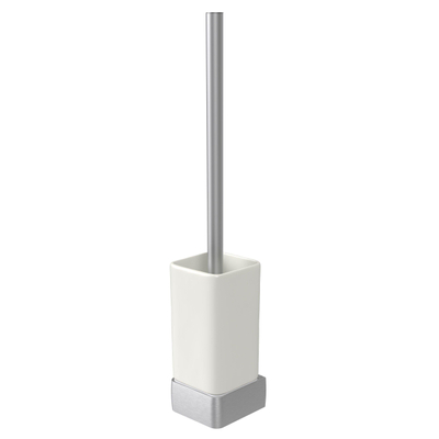 Haceka Aline Ensemble brosse de WC Aluminium Aluminium brossé